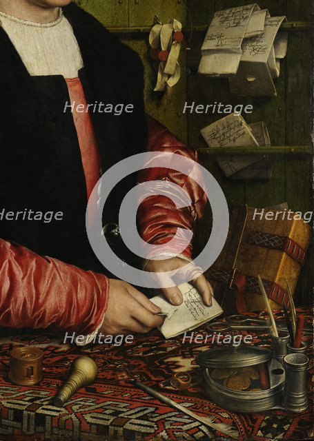 The Merchant Georg Gisze (Detail), 1532. Artist: Holbein, Hans, the Younger (1497-1543)