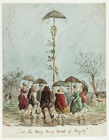 Oh! The Merry, Merry Month of May!!!, 1850/59. Creator: John Leech.