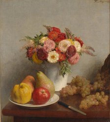 Flowers and fruits, 1865.