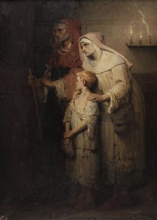 The Prayer or The Pilgrim, between 1883 and 1884. Creator: Desire Francois Laugee.