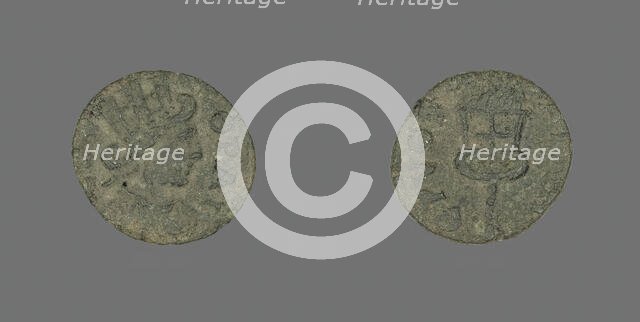 Coin Depicting the Goddess Tyche, 3rd century BCE-4th century AD. Creator: Unknown.