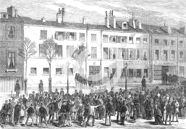 Prince Pierre Bonaparte's house at Auteuil, Paris, 1870. Creator: Unknown.