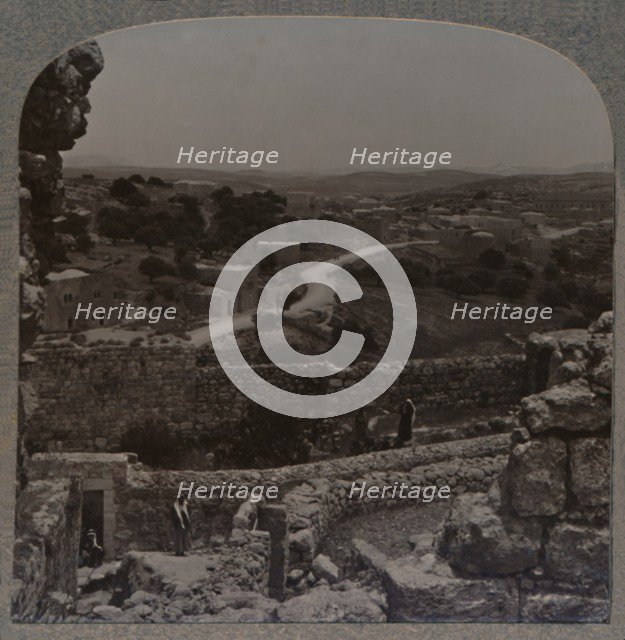 'From Archway at Simon's House to Lazarus's house, Bethany', c1900. Artist: Unknown.