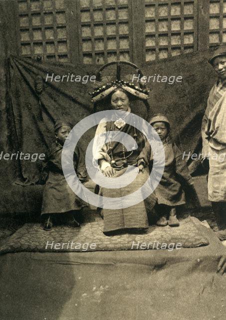 'Family of the Governor of Tingri', c1918-c1939. Creator: Unknown.