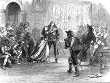 Scene from "Charles I." at the Lyceum Theatre, 1872. Creator: Unknown.