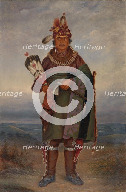 Sac and Fox Indian, ca. 1893. Creator: Antonio Zeno Shindler.