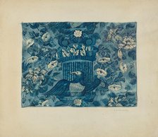 Printed Textile, c. 1938. Creator: Sidney Liswood.