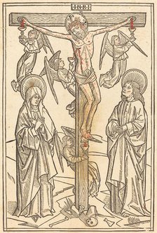 Christ on the Cross with Angels, 1481. Creator: Unknown.