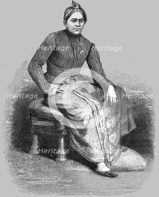 'The Sultan of Djokojokkarta, Java; A Visit to Borneo', 1875. Creator: A.M. Cameron.