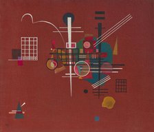 Dull Red, 1927. Creator: Kandinsky, Wassily Vasilyevich (1866-1944).