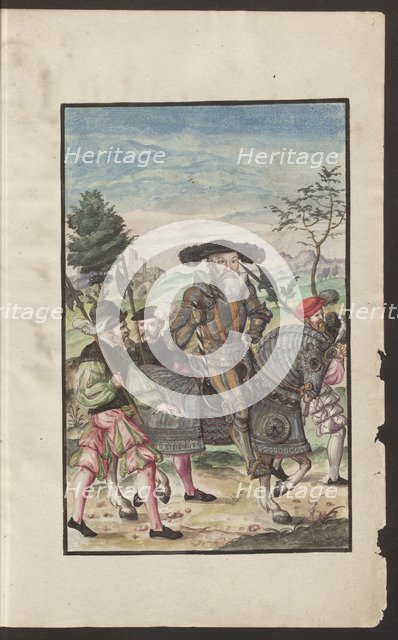 Albert, Duke of Prussia (From: Kriegsordnung), 1555. Artist: Anonymous  