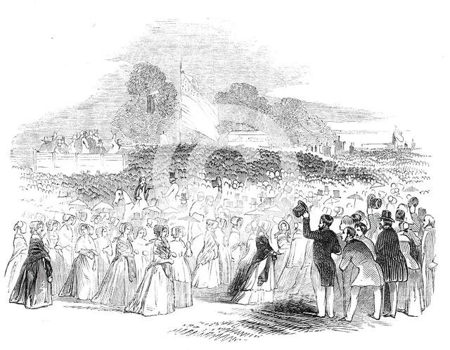 Great meeting in Rhode Island, 1844. Creator: Unknown.