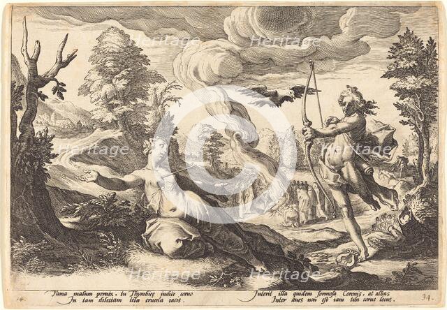 Apollo Killing Coronis. Creator: Robert de Baudous.