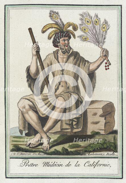 Costumes de Différents Pays, 'Prêtre Médécin de la Californie', c1797. Creator: Jacques Grasset de Saint-Sauveur.