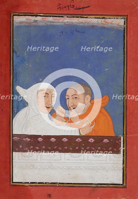 Two Caricatures, between c1760 and c1770. Creator: Unknown.