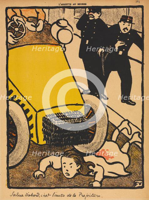 Crimes and Punishments VI, 763: Salute First , 1871. Creator: Félix Vallotton (French, 1865-1925).