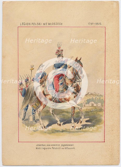 Portrait of Jan Henryk Dabrowski, c. 1797-1800. Artist: Anonymous  