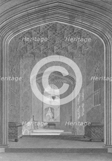 'Fonthill Abbey, The Oratory', 1824. Artist: William Deeble.