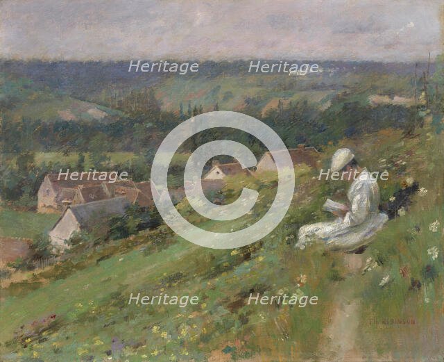 The Valley of Arconville, c. 1887. Creator: Theodore Robinson.