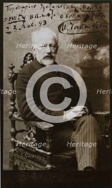 Pyotr Ilyich Tchaikovsky (1840-1893) in Odessa, 1893.
