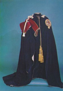 'Robes of the Order of the Garter', 1953. Artist: Unknown.
