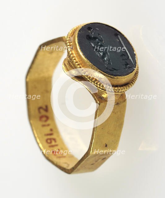 Finger Ring, Frankish, 6th-7th century. Creator: Unknown.
