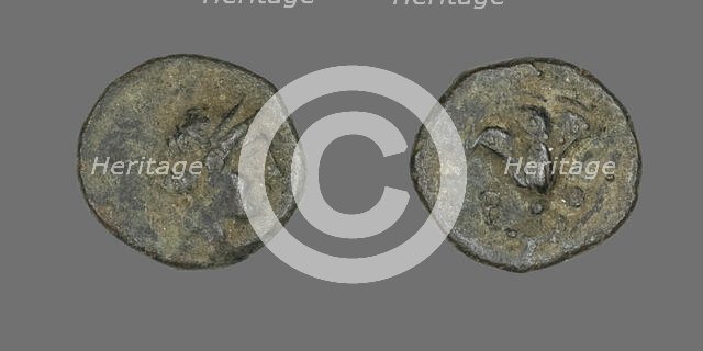 Coin Depicting the Goddess Rhodos, 333-304 BCE. Creator: Unknown.