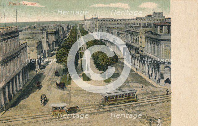 'Prado Avenue', 1907. Artist: Unknown.