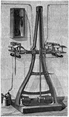 Caselli's pantelegraph, 1874 Artist: Unknown