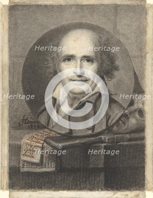 Portrait of the composer André Ernest Modeste Grétry (1741-1813), 1808. Creator: Dumont, François (1751-1831).