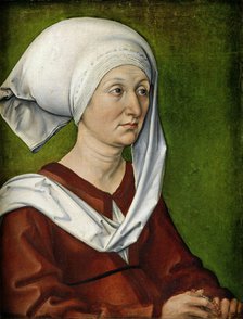 Portrait of the Artist’s Mother, Barbara Dürer, née Holper. Artist: Dürer, Albrecht (1471-1528)
