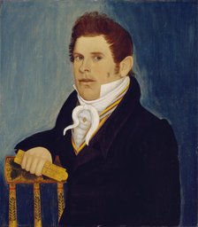 Man with Folding Rule, c1820. Creator: Wilkinson Limner.