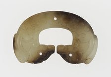 Dragon Pendant, Eastern Zhou dynasty, c.770-256 B.C. c.4th/3rd century B.C. Creator: Unknown.