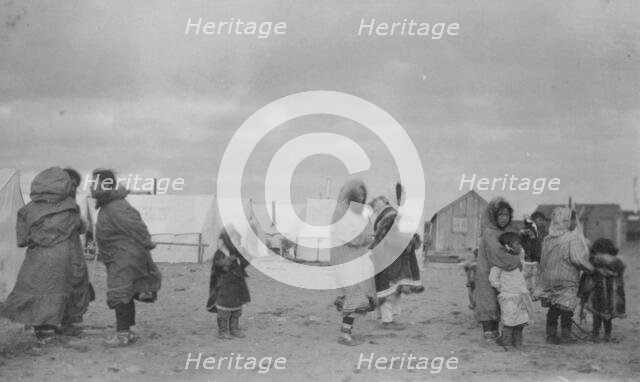 Eskimo village, between c1900 and 1916. Creator: Unknown.