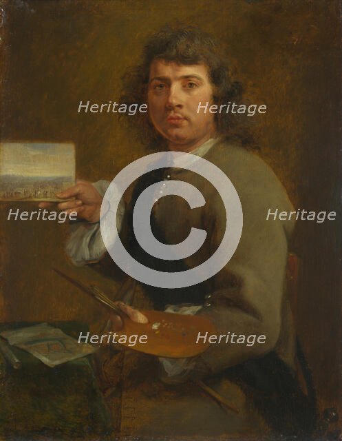 Sight (Portrait of Robert van den Hoecke (1622-1688). From the Series The Five Senses, before 1661. Creator: Coques, Gonzales (1614/18-1684).