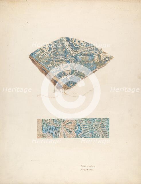 Baby's Hood, c. 1940. Creator: Clarence W Dawson.