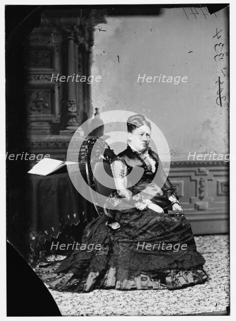 Grant, Mrs. U.S., between 1870 and 1880. Creator: Unknown.
