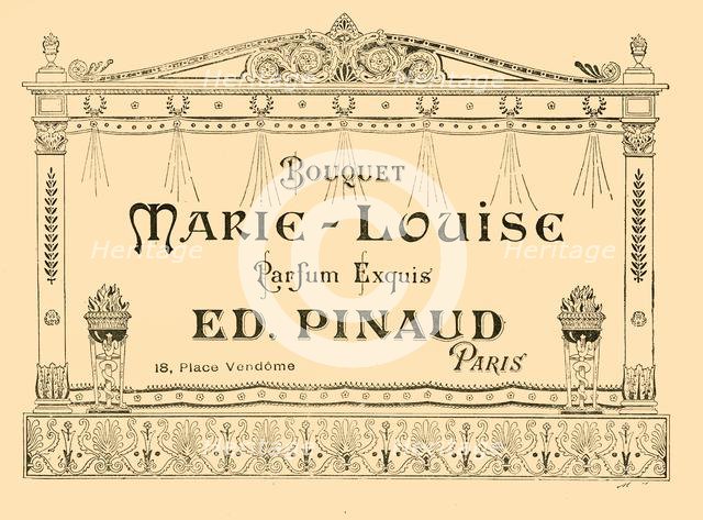 Advertisement for 'Marie-Louise' perfume, 1903. Creator: Unknown.