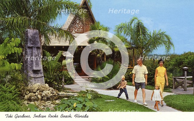 Tiki Gardens, Indian Rocks Beach, Florida, USA, 1965. Artist: Unknown