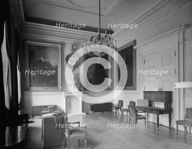 Governor's room, City Hall, New York, c.between 1910 and 1920. Creator: Unknown.