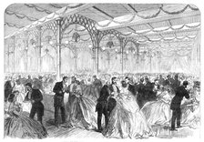 Meeting of the British Association at Birmingham: soiree in the Townhall, the Refreshment-Room, 1865 Creator: Unknown.