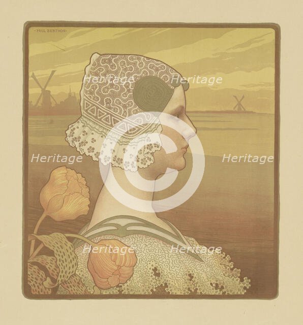 Wilhelmina Queen of the Netherlands, 1898. Creator: Berthon, Paul (1872-1909).