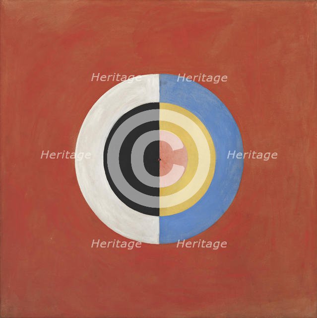 Group IX/SUW, The Swan, No. 17 , 1914-1915. Creator: Hilma af Klint (1862-1944).