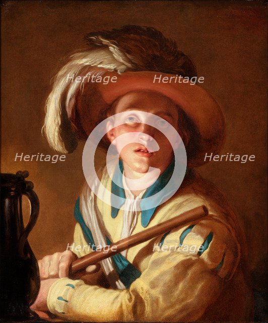 The flute player, 1621. Artist: Bloemaert, Abraham (1566-1651)