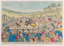 Rural Sports, A Milling Match, September 29, 1811., September 29, 1811. Creator: Thomas Rowlandson.