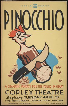 Pinocchio, Boston, 1939. Creator: Unknown.