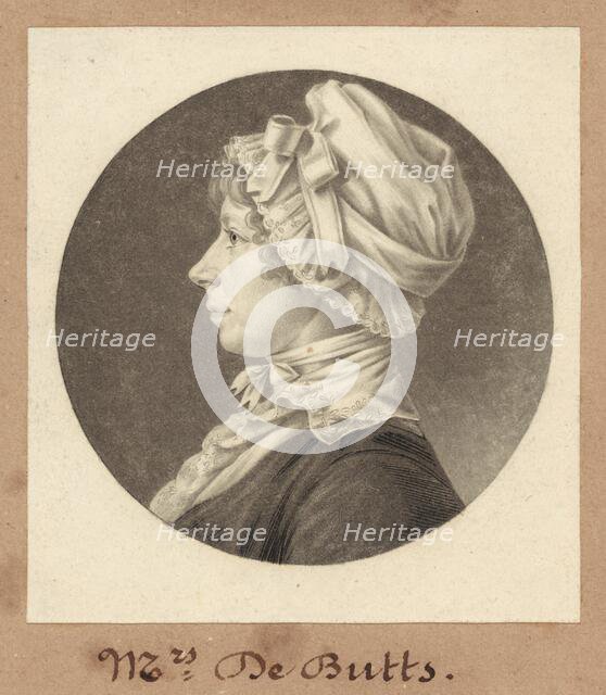 Marianne Welby DeButts, 1805. Creator: Charles Balthazar Julien Févret de Saint-Mémin.