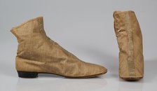 Walking boots, American, 1860-75. Creator: Unknown.