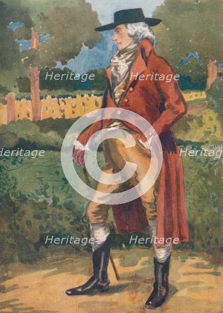 'A Man of the Time of George III', 1907. Artist: Dion Clayton Calthrop.