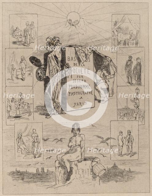 Frontispiece: The Dregs of Society (Las bas-fonds de la societe), 1864. Creator: Félicien Rops.